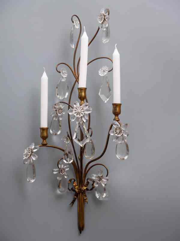 Nástěnné lampy na svíčky 19. století - foto 2