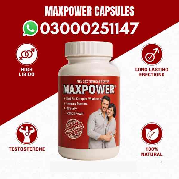 Maxpower Capsules in Pakistan