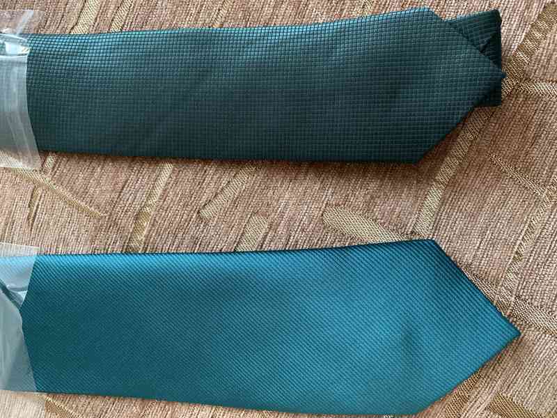 Pánská kravata, ruzné zelené - foto 2