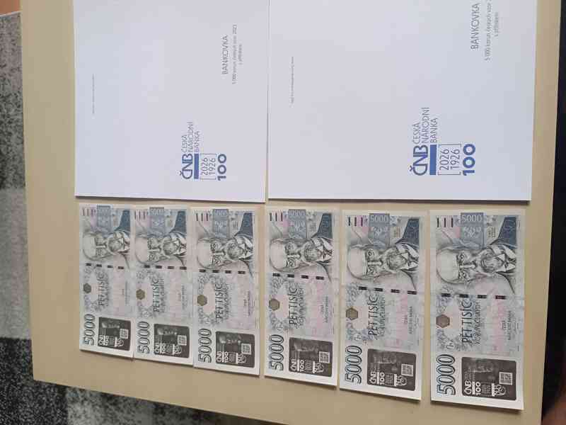 5000 Kč ČNB s přítiskem + unikátní přebal  - foto 5