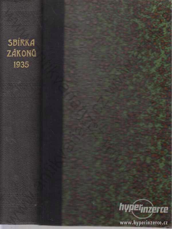 Sbírka zákonů a nařízení státu čsl. 1935 - foto 1