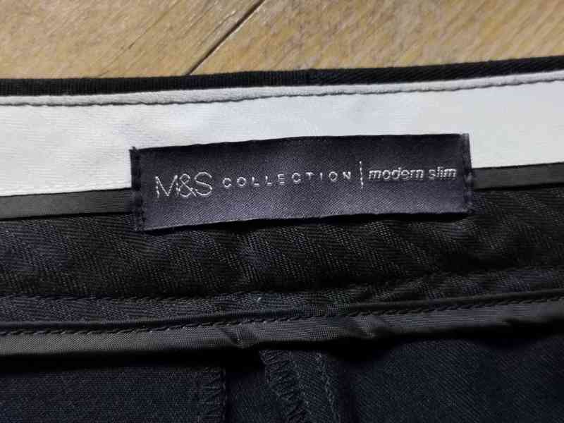 Dámské černé formální kalhoty M&S vel. 40 - foto 6