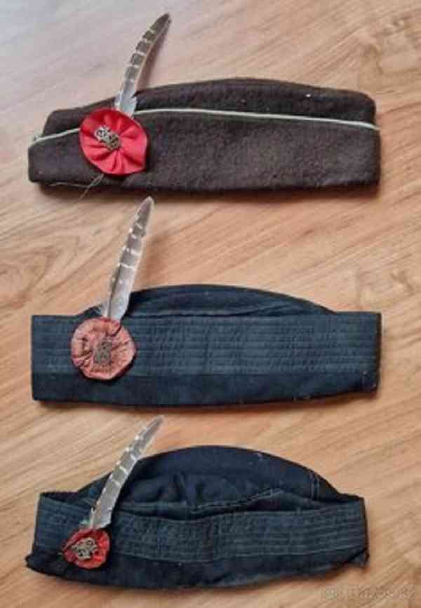 Skaut,Junák,Sokol,Pásky,Přezky,3x čepice Sokol - foto 4