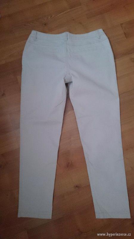 Krémové manžestrové kalhoty z Orsay - foto 1