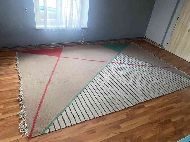 Geometrický koberec Antonín Kybal 50.léta - foto 7