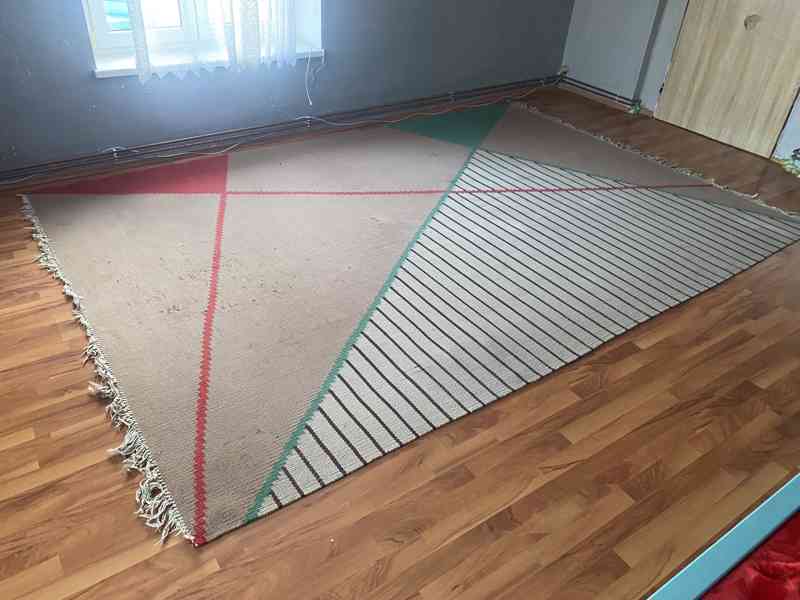 Geometrický koberec Antonín Kybal 50.léta - foto 6