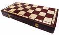 dřevěné šachy vyřezávané ZAMKOWE malé 106D mad - foto 6