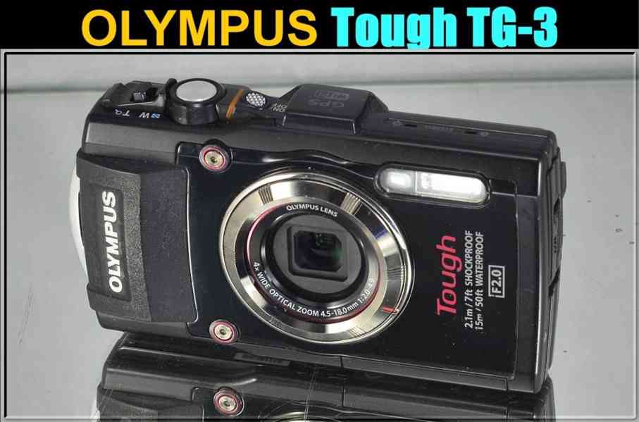 OLYMPUS Tough TG-3 *Vodotěsný do15m*Full HDV*GPS - foto 1
