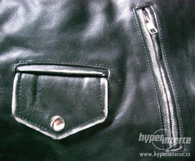 Kožený křivák Antik - kožená bunda na chopper - foto 3