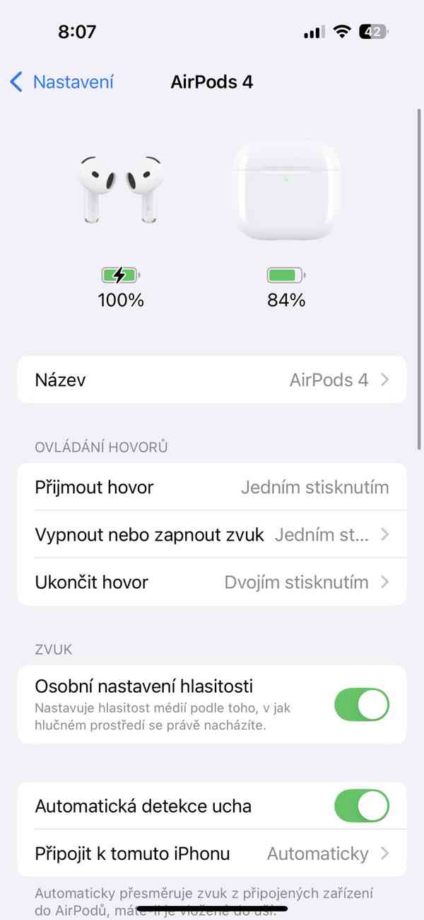 Zánovní Apple Airpods 4 - kompletní balení, záruka - foto 4