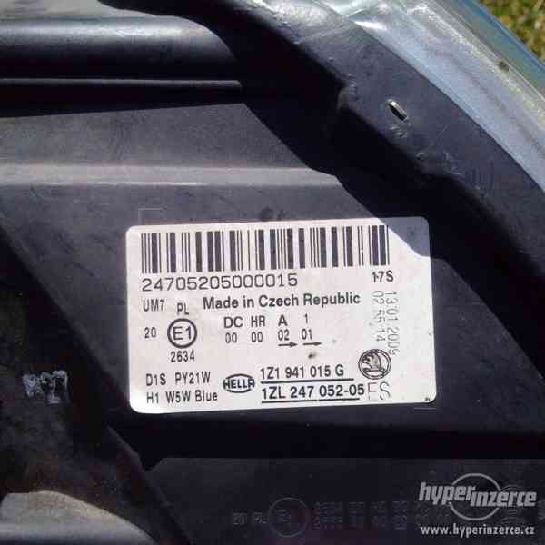xenon skoda octavia 2 08-13 predni svetlo leve levy - foto 3