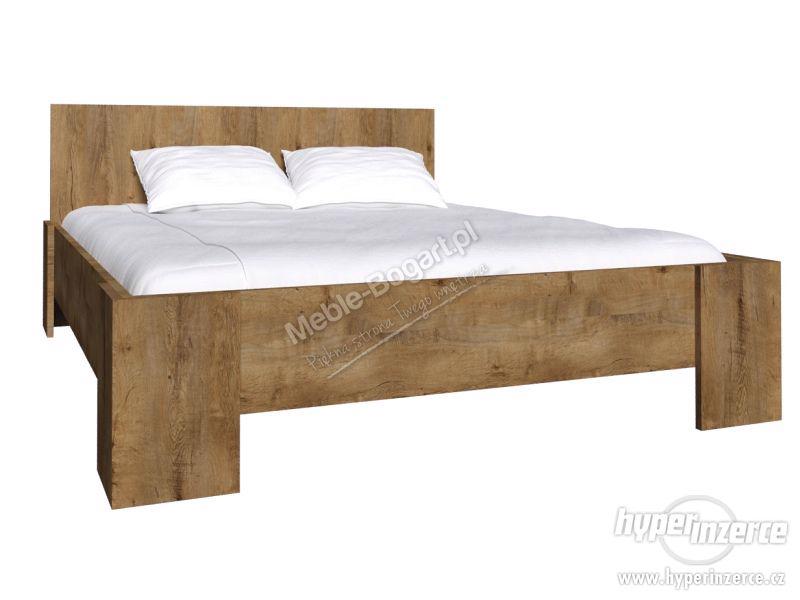 Ložnice Montana, postel, skříň, noční stolky - foto 2