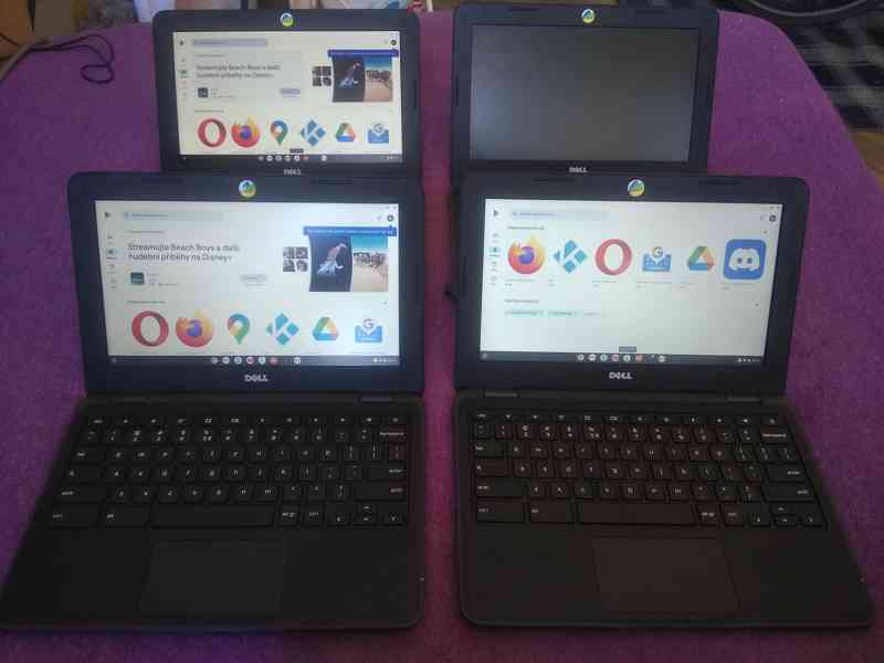 Chromebook Zn Dell 11,6 2,48 GHZ /Paměť 4 GB. - foto 2