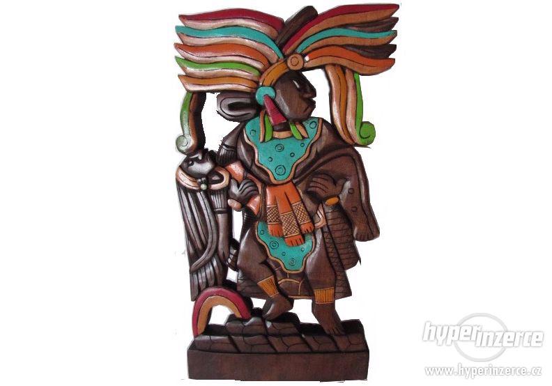 Mexické masky ze dřeva - foto 2