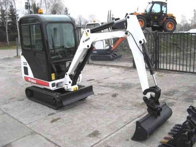 Bobcat 323 Minibagr - foto 3