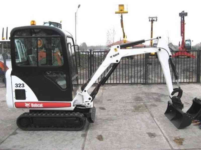 Bobcat 323 Minibagr - foto 5