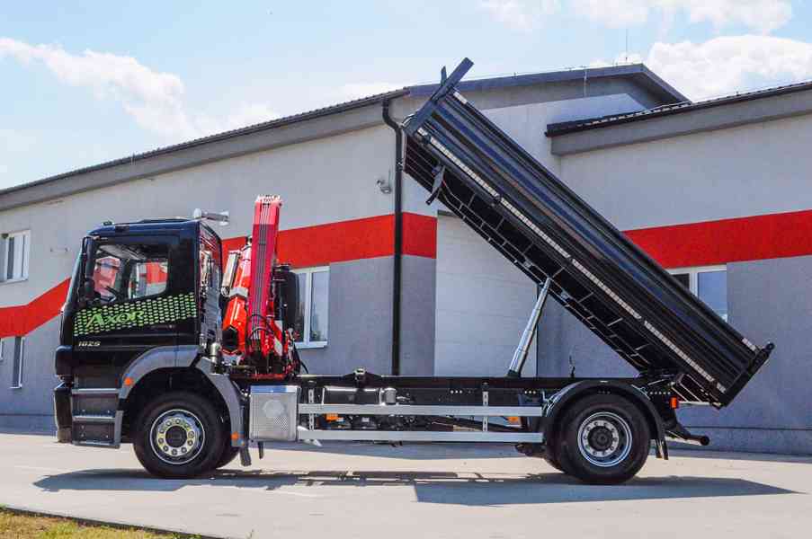 MERCEDES AXOR 1829 - 19T TŘÍSTRANNÝ SKLÁPĚČ HYDRAULICKÁ RUKA - foto 77