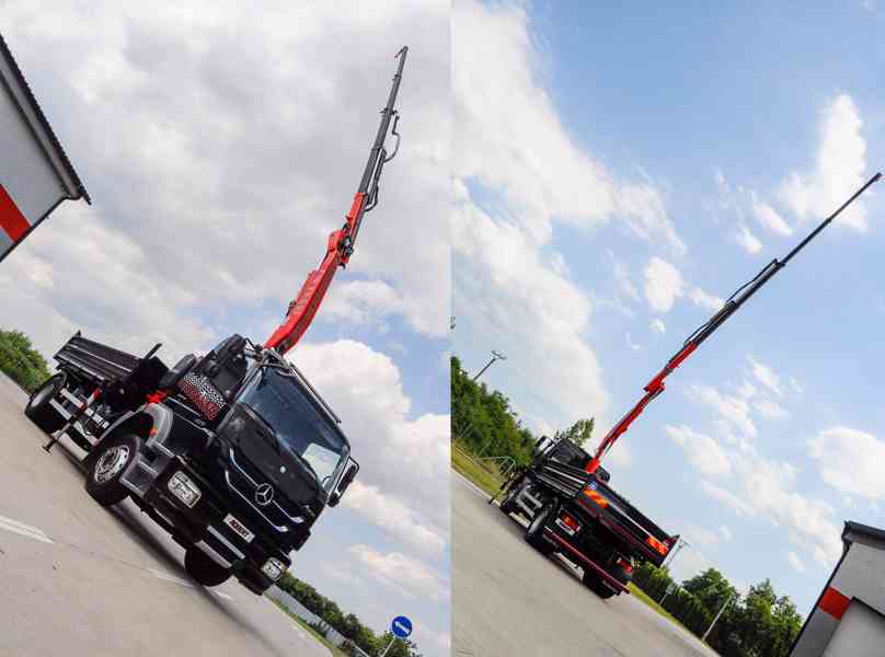 MERCEDES AXOR 1829 - 19T TŘÍSTRANNÝ SKLÁPĚČ HYDRAULICKÁ RUKA - foto 107
