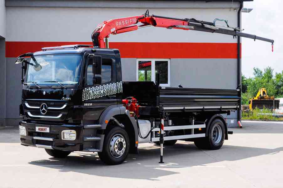 MERCEDES AXOR 1829 - 19T TŘÍSTRANNÝ SKLÁPĚČ HYDRAULICKÁ RUKA - foto 100