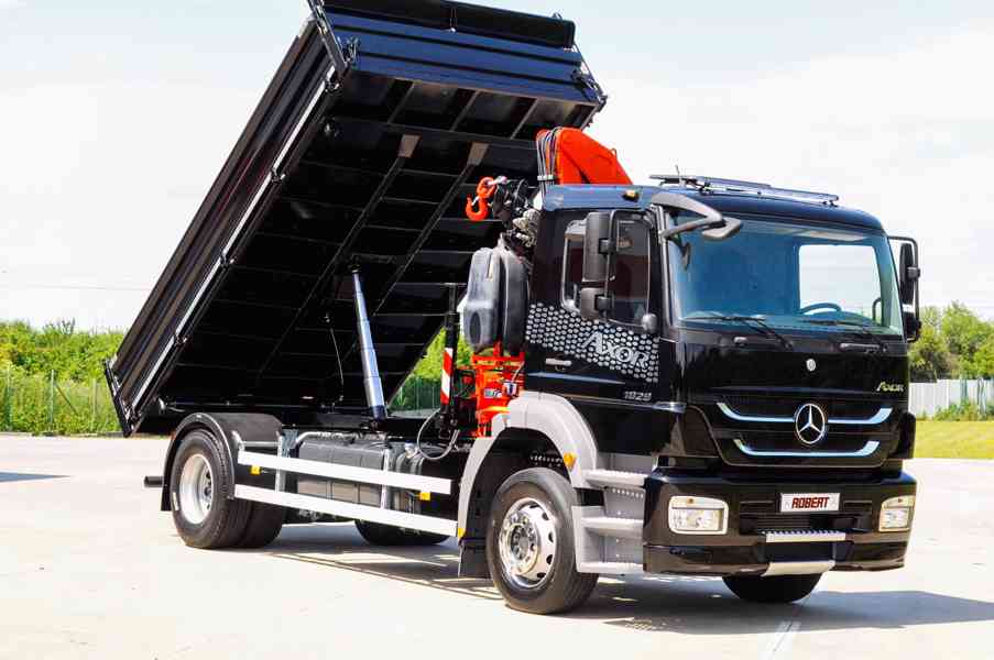 MERCEDES AXOR 1829 - 19T TŘÍSTRANNÝ SKLÁPĚČ HYDRAULICKÁ RUKA - foto 75