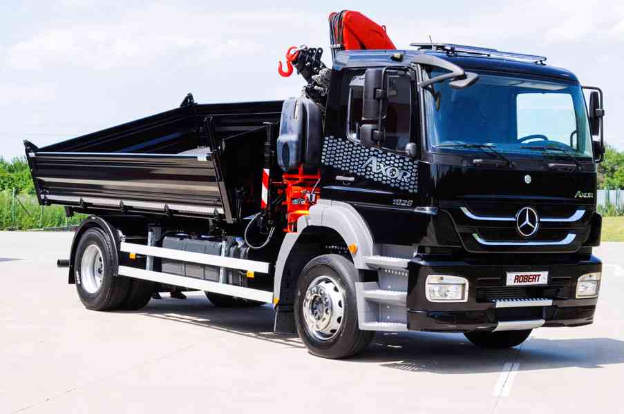 MERCEDES AXOR 1829 - 19T TŘÍSTRANNÝ SKLÁPĚČ HYDRAULICKÁ RUKA - foto 94