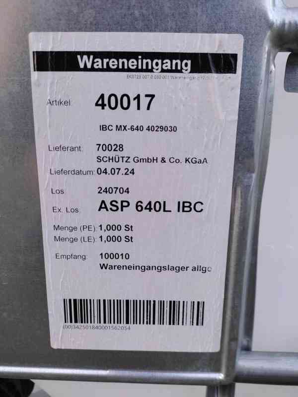 IBC kontejner 600 litrů 2.500,-Kč PROSTĚJOV m: 731 855 194 - foto 10
