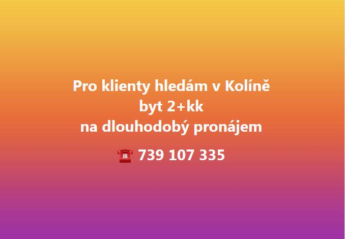 Pro klienty hledám v Kolíně byt 2+kk na dlouhodobý pronájem - foto 1