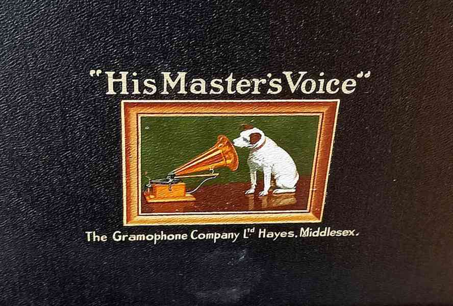 His Master’ Voice – starožitný gramofon na kliku z roku 1925 - foto 10