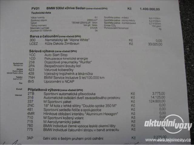 BMW 530d 258PS xDrive M-SportPaket 3.0, nafta, automat, r.v. 2011, navigace, kůže - foto 29