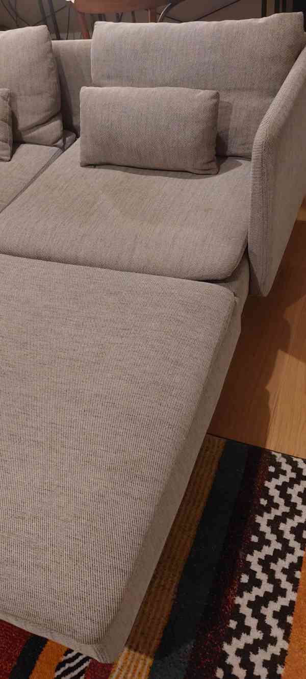 3místná sedačka Soderhamn z IKEA + sedací díl - foto 5