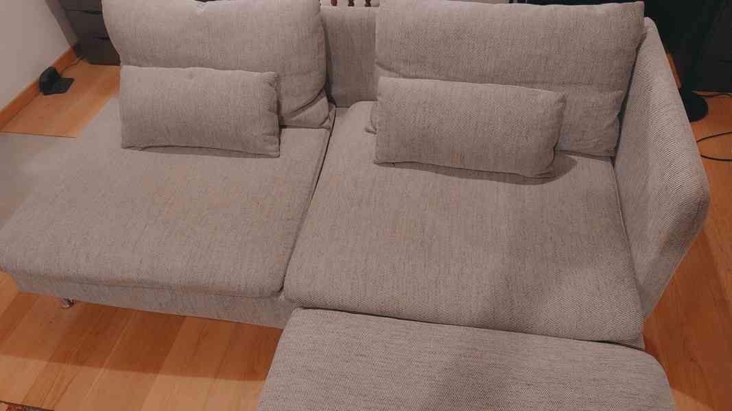 3místná sedačka Soderhamn z IKEA + sedací díl - foto 4