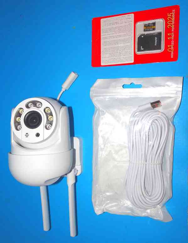 Venkovní BEZPEČNOSTNÍ SMART KAMERA, Wifi nová, nerozbalená.  - foto 10