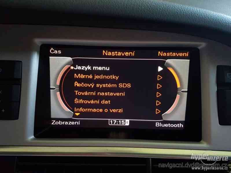 Čeština + slovenština (slovenčina) Audi MMI 3G, RMC