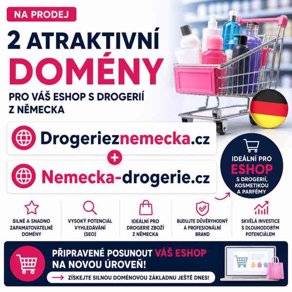 Drogerieznemecka.cz + Nemecka-drogerie.cz – 2 silné .cz domé - foto 2
