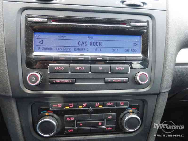VW Golf 6 Variant 1.6 TDI 77 kW, r.v.2010, pův.ČR - foto 10