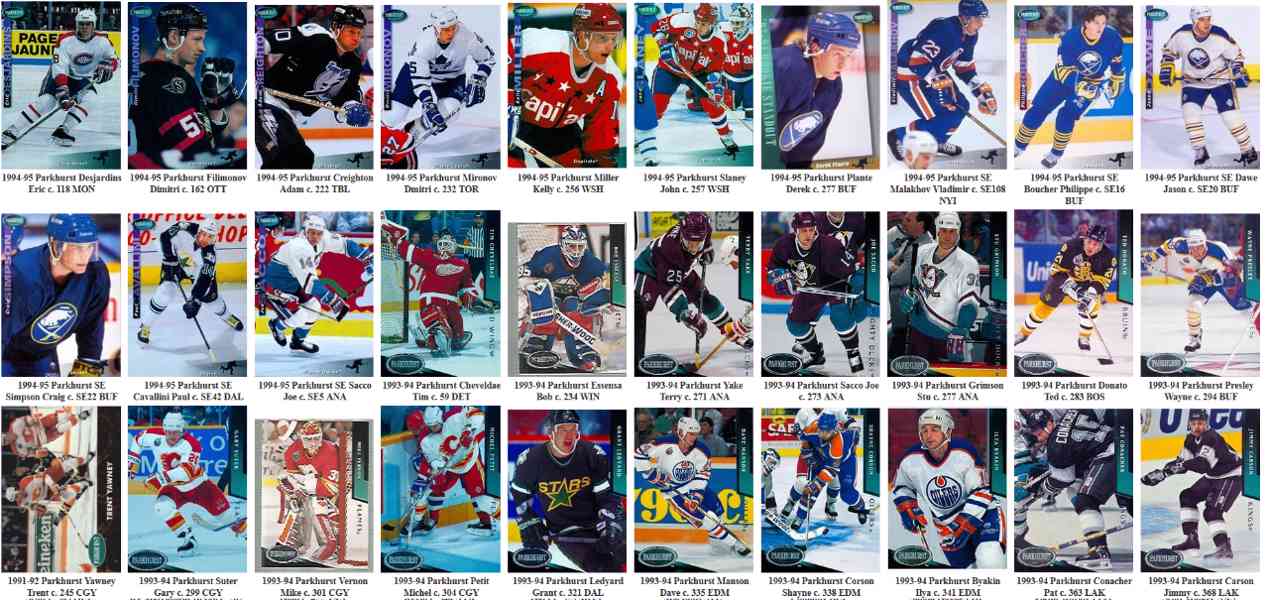 Hokejové kartičky NHL - foto 7