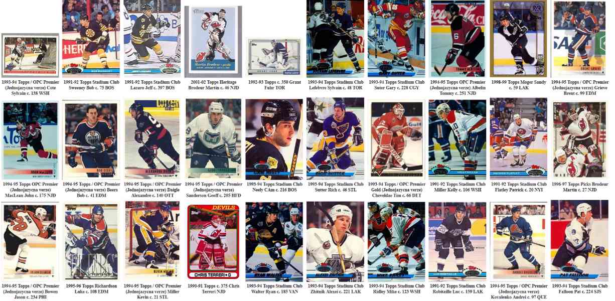 Hokejové kartičky NHL - foto 8