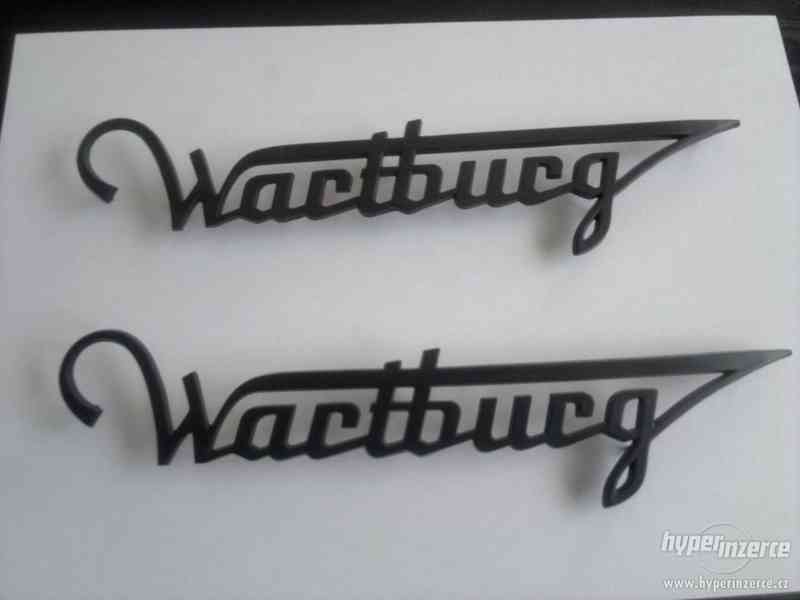 Logo ( značka ) Wartburg - Originál, nové 2 ks - foto 1