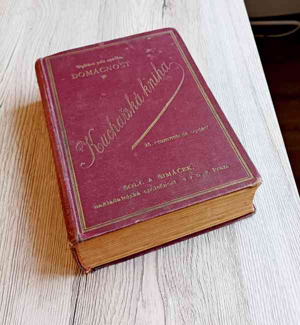 Starožitná Kuchařská kniha, spolek Domácnost, z roku 1921 - foto 4