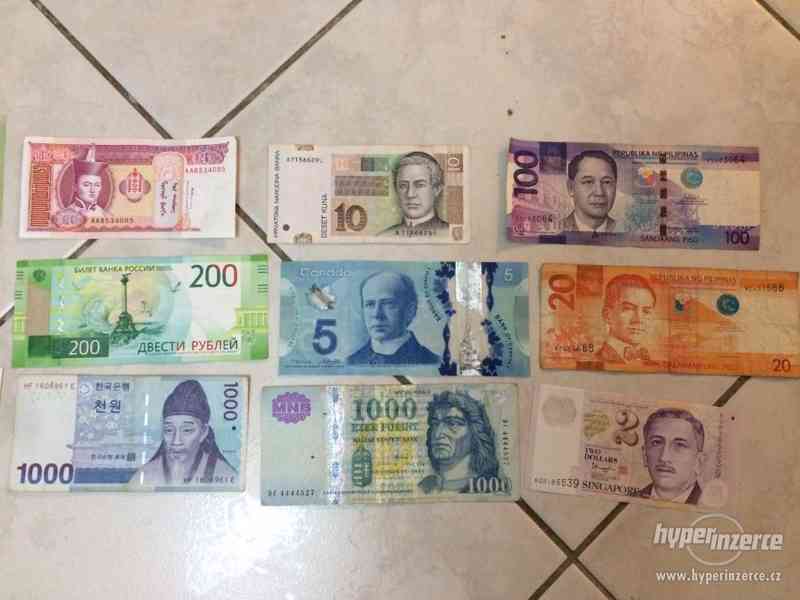Unikátní sbírka bankovek z cizích zemí - foto 2