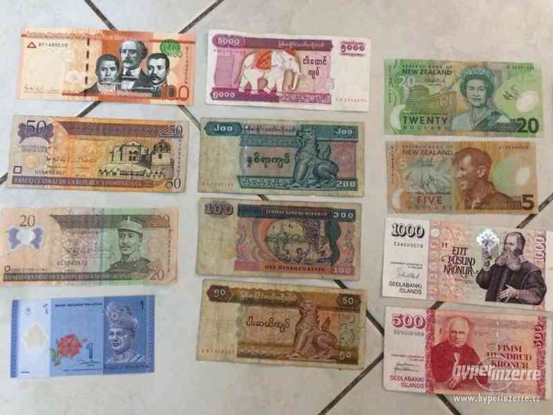 Unikátní sbírka bankovek z cizích zemí - foto 3