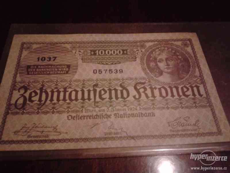 Predam 10 000 Kronen 2,Jan,1924 UNC - foto 2