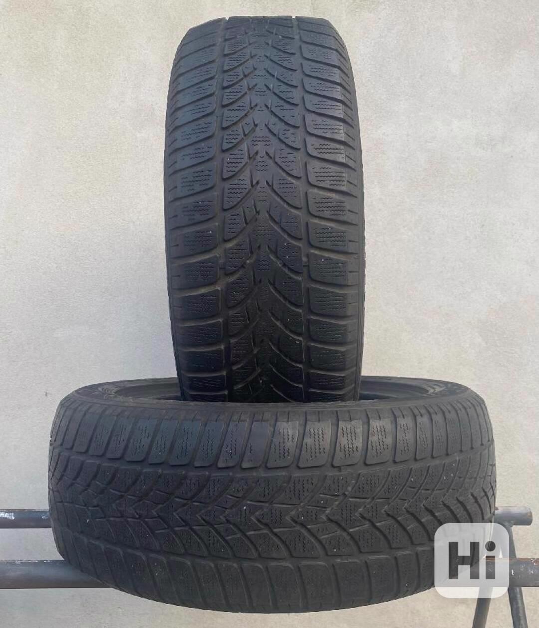 Prodám dva kusy pneu 205/55 R16 91H Dunlop SP Winter Sport 4 - foto 1