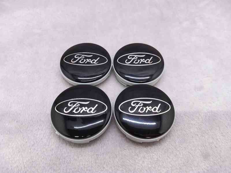 Středové krytky Ford, 54x52mm, černé - foto 8