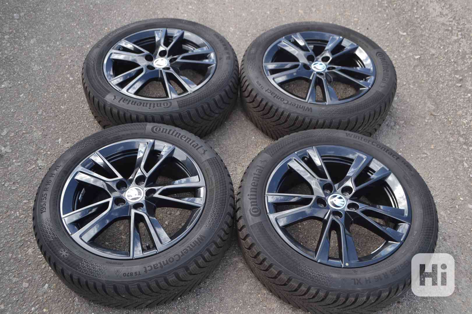 Š.Fabia IV/VW Polo. S.Ibiza -NOVÁ zimní ALU sada 195/55R16 - foto 1