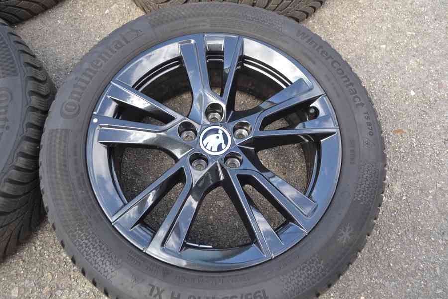 Š.Fabia IV/VW Polo. S.Ibiza -NOVÁ zimní ALU sada 195/55R16 - foto 4