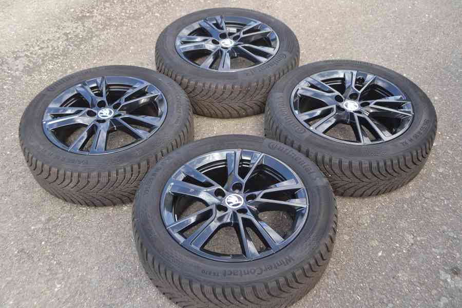 Š.Fabia IV/VW Polo. S.Ibiza -NOVÁ zimní ALU sada 195/55R16 - foto 8