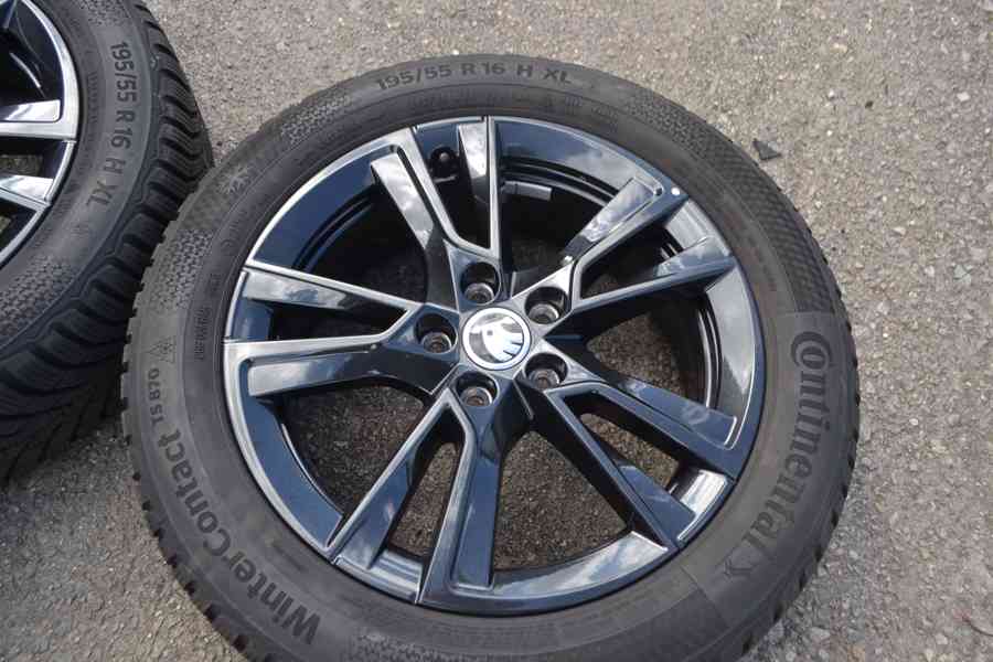 Š.Fabia IV/VW Polo. S.Ibiza -NOVÁ zimní ALU sada 195/55R16 - foto 6