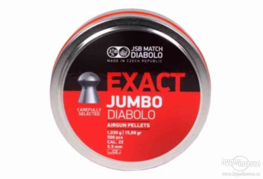 Diabolo JSB Exact Jumbo 500ks cal.5,52mm - foto 1