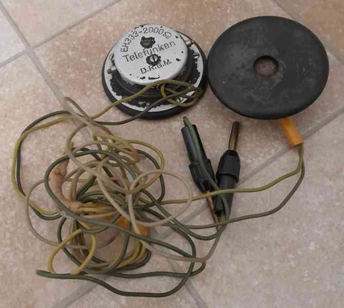 Sluchátka D.R.G.M. Telefunken EH333-2000Ω - foto 2